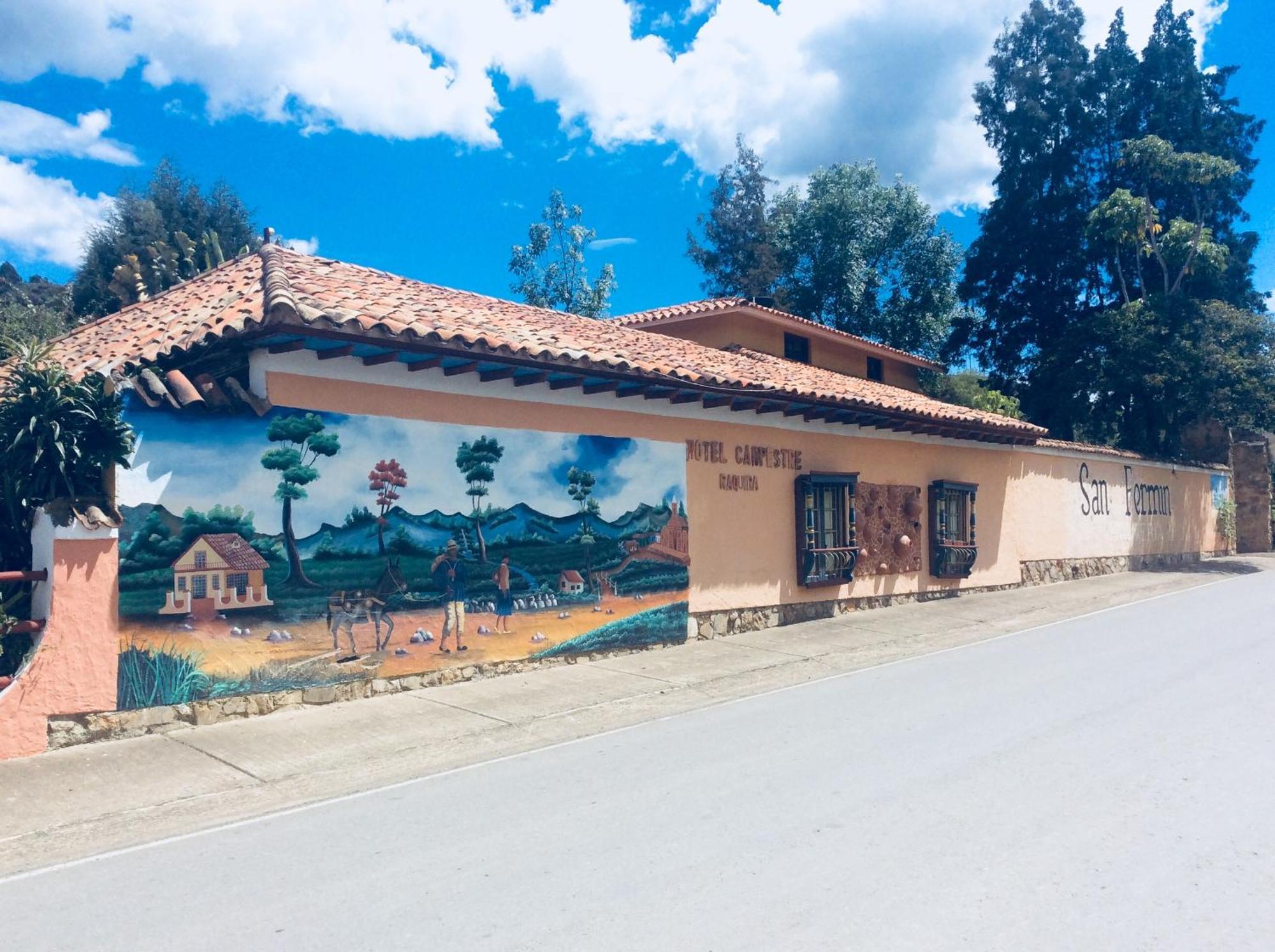 Hosteria Campestre San Fermin Ráquira Eksteriør bilde