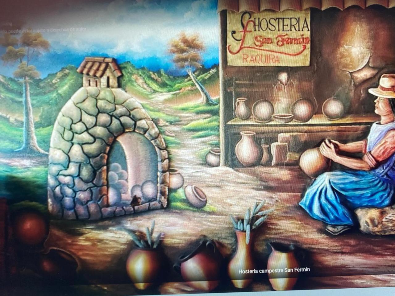 Hosteria Campestre San Fermin Ráquira Eksteriør bilde